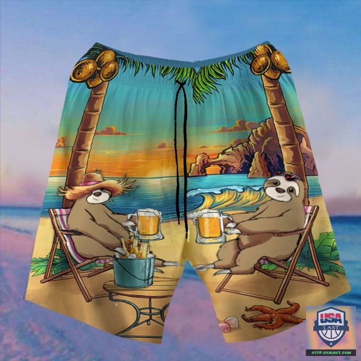 QNNULwlR-T250522-13xxxSloth-Chill-Out-With-Beer-Hawaiian-Shirt-Beach-Short-1