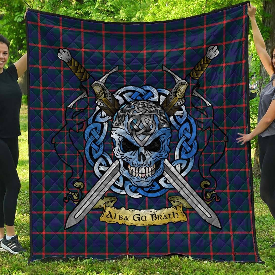 Quilt - Agnew Modern Tartan Premium Quilt Celtic Scottish Warrior A7 Quilt - Agnew Modern Tartan Premium Quilt Celtic Scottish Warrior A7