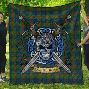 Quilt - Aiton Tartan Premium Quilt Celtic Scottish Warrior A7