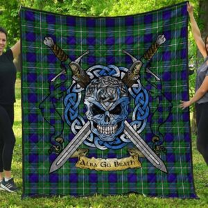 Quilt - Alexander Tartan Premium Quilt Celtic Scottish Warrior A7