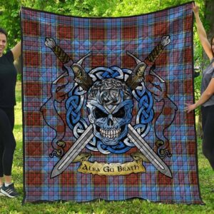 Quilt - Anderson Modern Tartan Premium Quilt Celtic Scottish Warrior A7