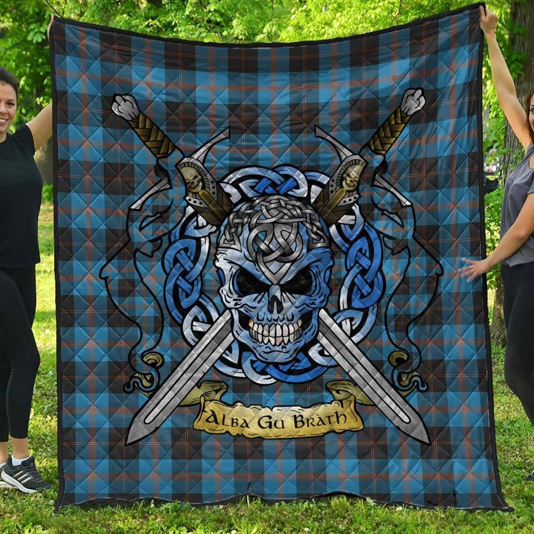 Quilt - Angus Ancient Tartan Premium Quilt Celtic Scottish Warrior A7 Quilt - Angus Ancient Tartan Premium Quilt Celtic Scottish Warrior A7