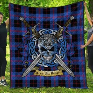 Quilt - Angus Modern Tartan Premium Quilt Celtic Scottish Warrior A7