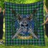 Quilt - Arbuthnot Ancient Tartan Premium Quilt Celtic Scottish Warrior A7