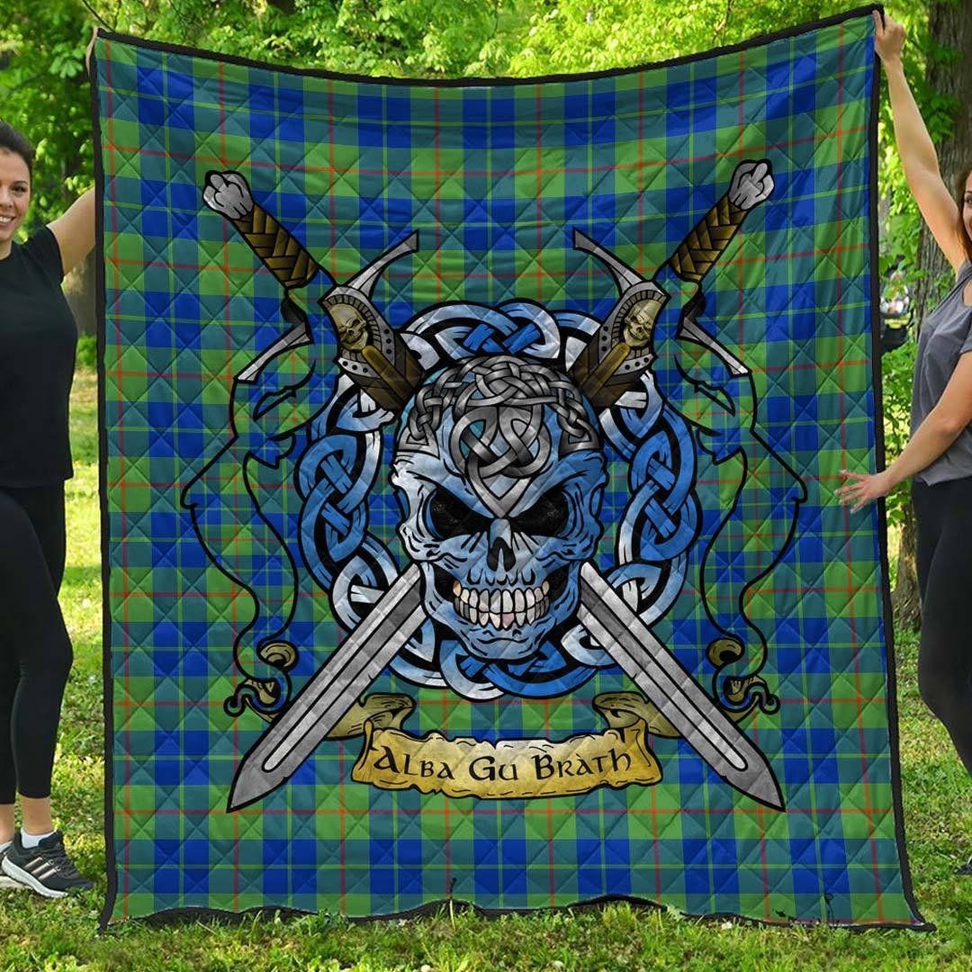 Quilt - Barclay Hunting Ancient Tartan Premium Quilt Celtic Scottish Warrior A7 Quilt - Barclay Hunting Ancient Tartan Premium Quilt Celtic Scottish Warrior A7