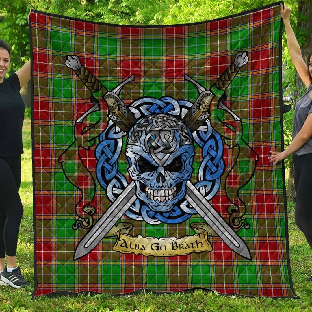 Quilt - Baxter Tartan Premium Quilt Celtic Scottish Warrior A7 Quilt - Baxter Tartan Premium Quilt Celtic Scottish Warrior A7