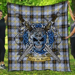 Quilt - Bell of the Borders Tartan Premium Quilt Celtic Scottish Warrior A7