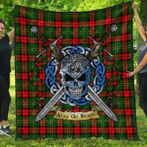 Quilt - Blackstock Tartan Premium Quilt Celtic Scottish Warrior A7