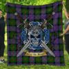 Quilt - Blair Modern Tartan Premium Quilt Celtic Scottish Warrior A7