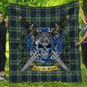 Quilt - Blyth Tartan Premium Quilt Celtic Scottish Warrior A7
