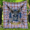 Quilt - Boswell Modern Tartan Premium Quilt Celtic Scottish Warrior A7