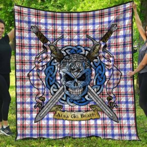 Quilt - Boswell Modern Tartan Premium Quilt Celtic Scottish Warrior A7