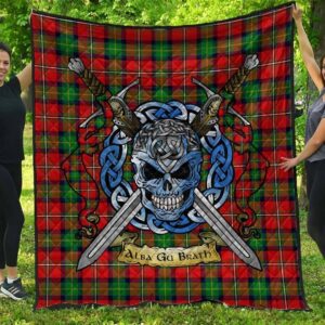 Quilt - Boyd Modern Tartan Premium Quilt Celtic Scottish Warrior A7