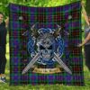 Quilt - Brodie Hunting Modern Tartan Premium Quilt Celtic Scottish Warrior A7