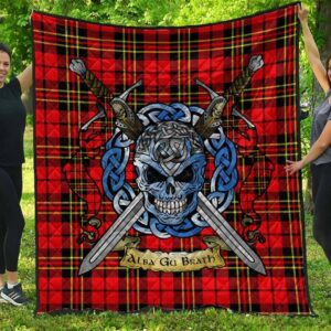 Quilt - Brodie Modern Tartan Premium Quilt Celtic Scottish Warrior A7