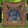 Quilt - Bruce Ancient Tartan Premium Quilt Celtic Scottish Warrior A7