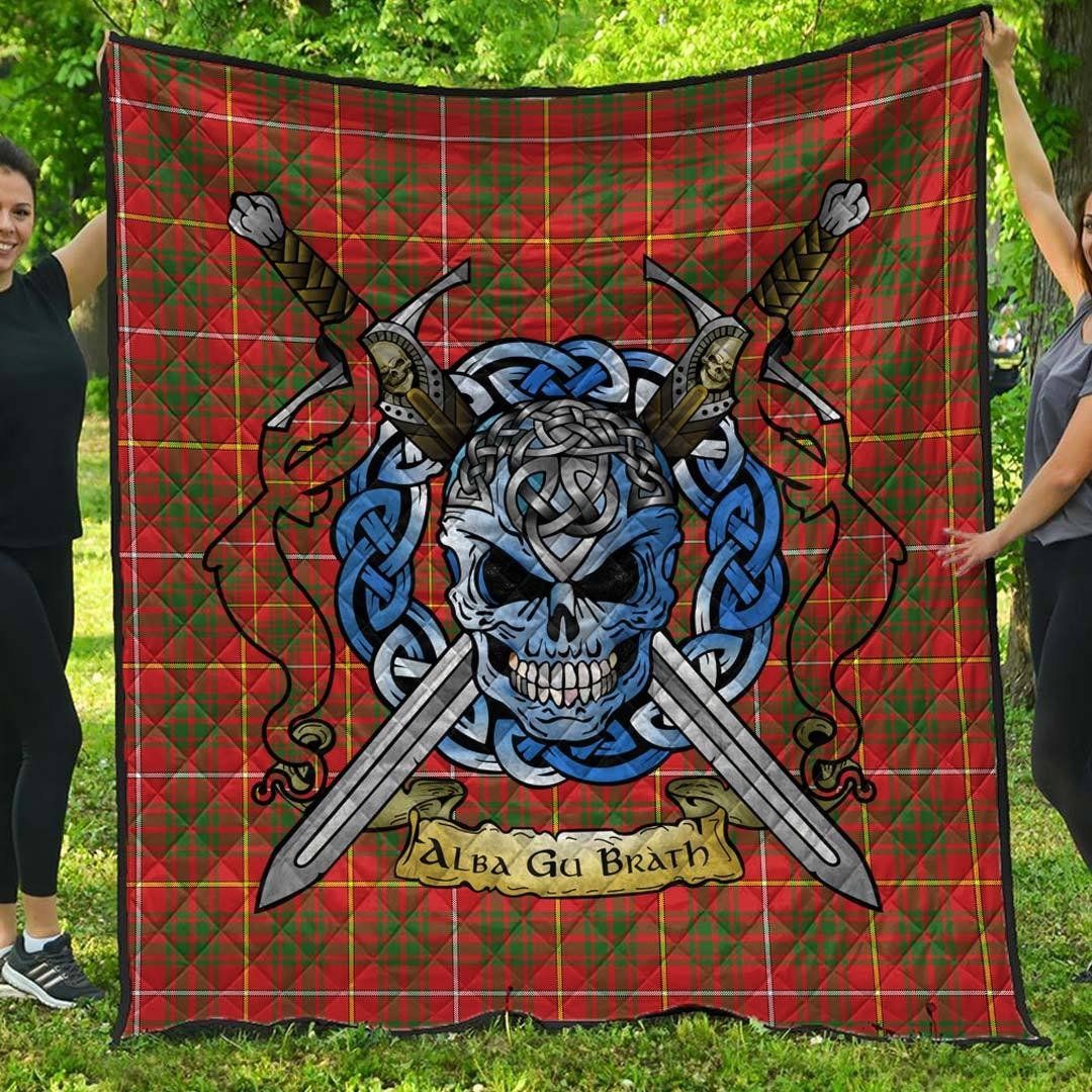 Quilt - Bruce Modern Tartan Premium Quilt Celtic Scottish Warrior A7 Quilt - Bruce Modern Tartan Premium Quilt Celtic Scottish Warrior A7