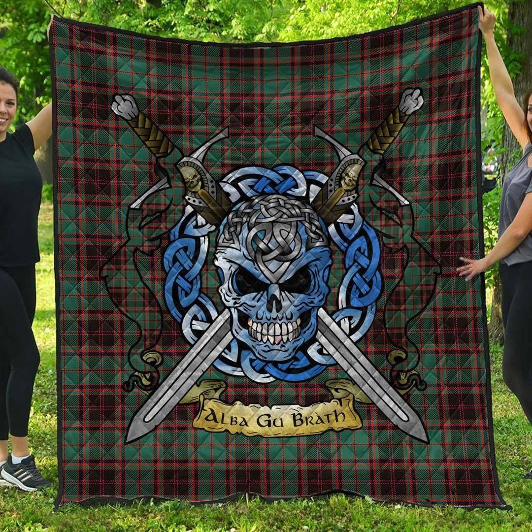Quilt - Buchan Ancient Tartan Premium Quilt Celtic Scottish Warrior A7 Quilt - Buchan Ancient Tartan Premium Quilt Celtic Scottish Warrior A7