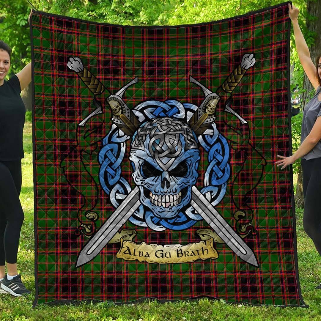 Quilt - Buchan Modern Tartan Premium Quilt Celtic Scottish Warrior A7 Quilt - Buchan Modern Tartan Premium Quilt Celtic Scottish Warrior A7