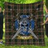 Quilt - Buchanan Hunting Tartan Premium Quilt Celtic Scottish Warrior A7