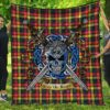 Quilt - Buchanan Modern Tartan Premium Quilt Celtic Scottish Warrior A7