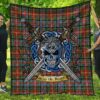 Quilt - Caledonia Ancient Tartan Premium Quilt Celtic Scottish Warrior A7