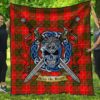 Quilt - Cameron Modern Tartan Premium Quilt Celtic Scottish Warrior A7
