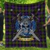 Quilt - Cameron of Erracht Modern Tartan Premium Quilt Celtic Scottish Warrior A7