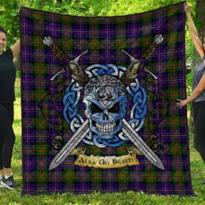 Quilt - Cameron of Erracht Modern Tartan Premium Quilt Celtic Scottish Warrior A7