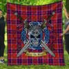 Quilt - Cameron of Lochiel Modern Tartan Premium Quilt Celtic Scottish Warrior A7