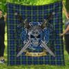 Quilt - Campbell Argyll Ancient Tartan Premium Quilt Celtic Scottish Warrior A7