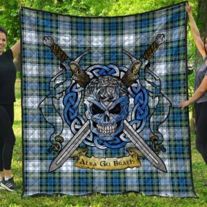 Quilt - Campbell Dress Tartan Premium Quilt Celtic Scottish Warrior A7