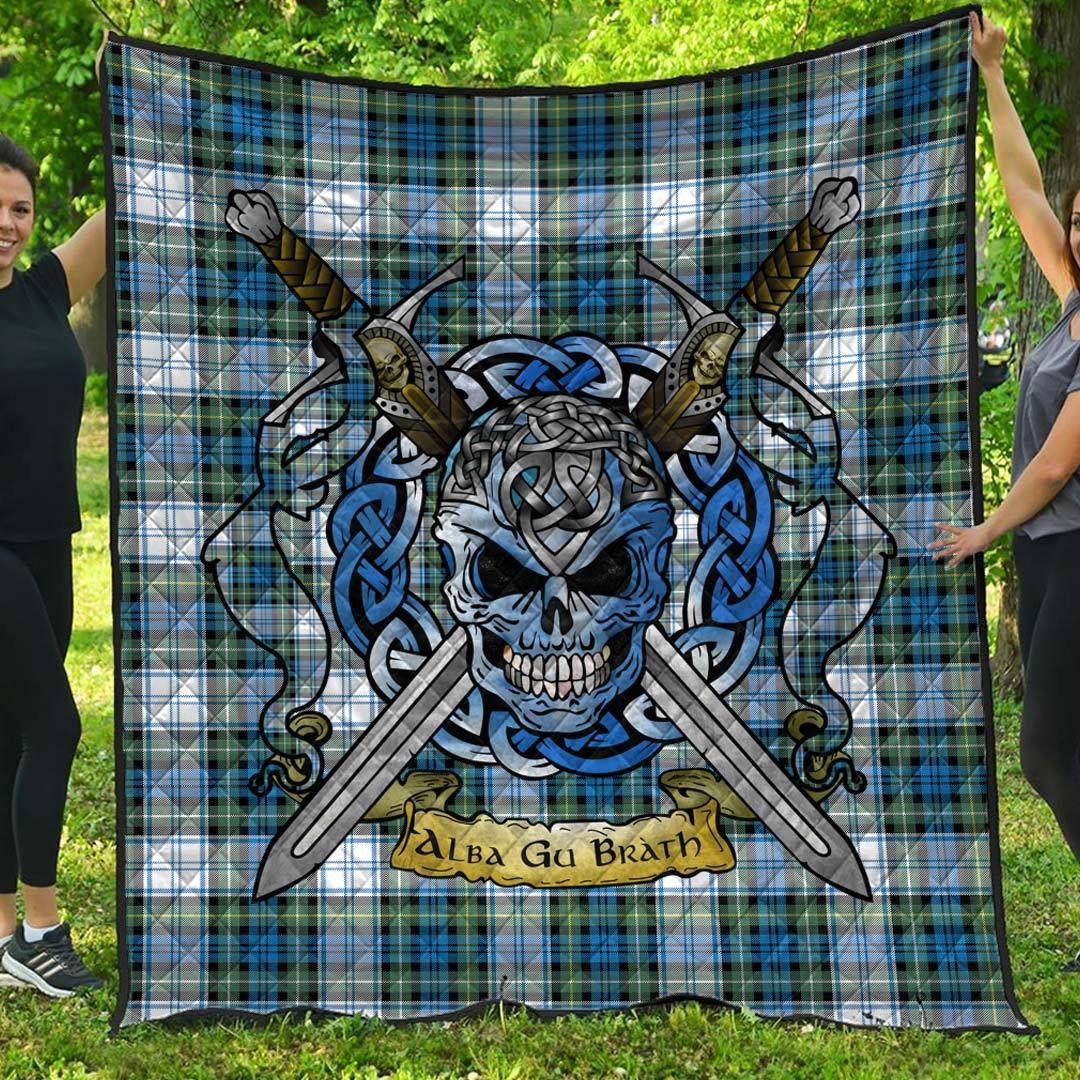 Quilt - Campbell Dress Tartan Premium Quilt Celtic Scottish Warrior A7 Quilt - Campbell Dress Tartan Premium Quilt Celtic Scottish Warrior A7