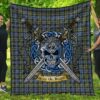 Quilt - Campbell Faded Tartan Premium Quilt Celtic Scottish Warrior A7