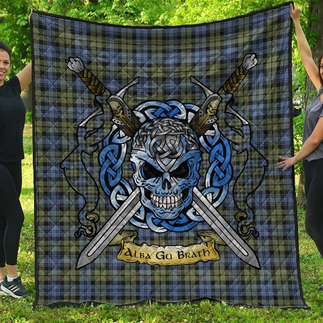 Quilt - Campbell Faded Tartan Premium Quilt Celtic Scottish Warrior A7 Quilt - Campbell Faded Tartan Premium Quilt Celtic Scottish Warrior A7