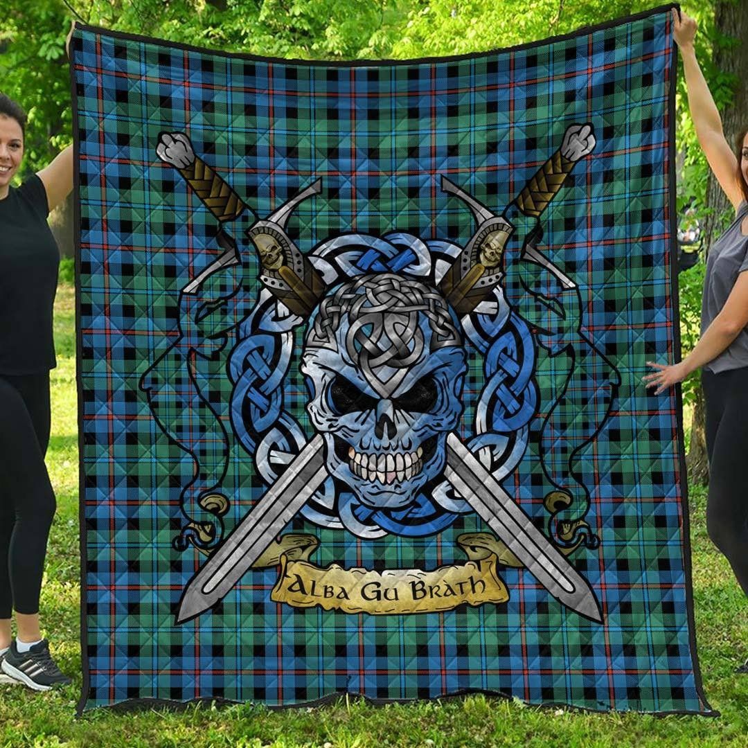 Quilt - Campbell of Cawdor Ancient Tartan Premium Quilt Celtic Scottish Warrior A7 Quilt - Campbell of Cawdor Ancient Tartan Premium Quilt Celtic Scottish Warrior A7