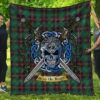 Quilt - Chisholm Hunting Ancient Tartan Premium Quilt Celtic Scottish Warrior A7