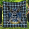 Quilt - Clark Ancient Tartan Premium Quilt Celtic Scottish Warrior A7