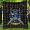 Quilt - Clelland Modern Tartan Premium Quilt Celtic Scottish Warrior A7