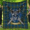 Quilt - Colquhoun Ancient Tartan Premium Quilt Celtic Scottish Warrior A7