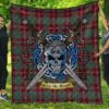 Quilt - Crawford Modern Tartan Premium Quilt Celtic Scottish Warrior A7