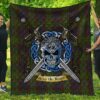 Quilt - Cunningham Hunting Modern Tartan Premium Quilt Celtic Scottish Warrior A7