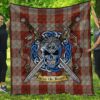 Quilt - Davidson Dress Dancers Tartan Premium Quilt Celtic Scottish Warrior A7