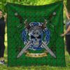 Quilt - Don (Tribe-of-Mar) Tartan Premium Quilt Celtic Scottish Warrior A7