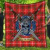 Quilt - Duke of Rothesay Modern Tartan Premium Quilt Celtic Scottish Warrior A7