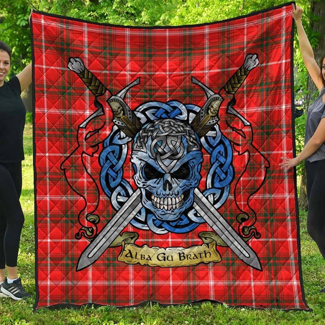 Quilt - Duke of Rothesay Modern Tartan Premium Quilt Celtic Scottish Warrior A7 Quilt - Duke of Rothesay Modern Tartan Premium Quilt Celtic Scottish Warrior A7