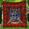 Quilt - Dunbar Modern Tartan Premium Quilt Celtic Scottish Warrior A7