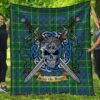 Quilt - Duncan Ancient Tartan Premium Quilt Celtic Scottish Warrior A7