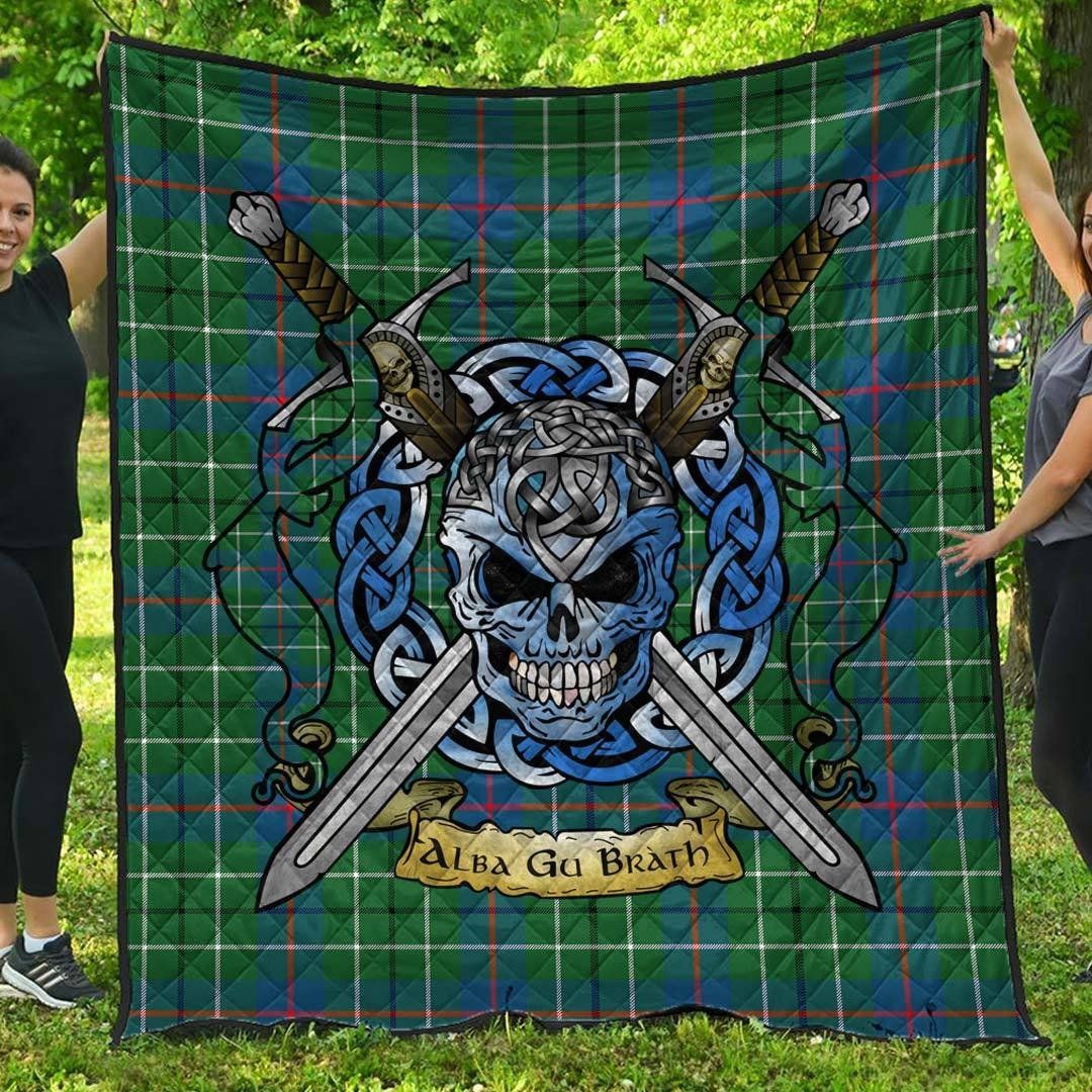 Quilt - Duncan Ancient Tartan Premium Quilt Celtic Scottish Warrior A7 Quilt - Duncan Ancient Tartan Premium Quilt Celtic Scottish Warrior A7