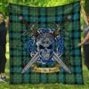 Quilt - FERGUSON ANCIENT Tartan Premium Quilt Celtic Scottish Warrior A7